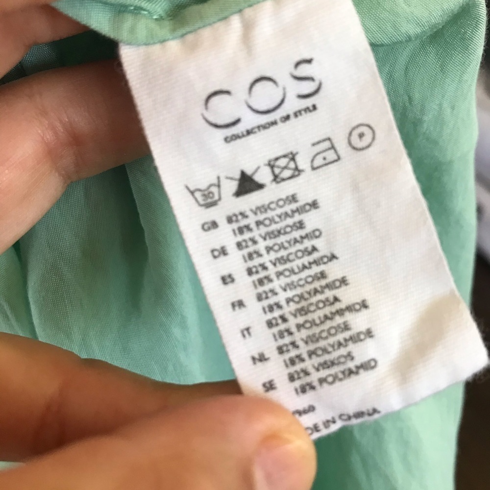 Cos aqua button up - Picture 9 of 9